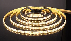 Светодиодная лента 5050/60 LED 14.4W IP65 [белая подложка] теплый белый свет